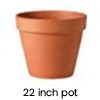 22 inch pot